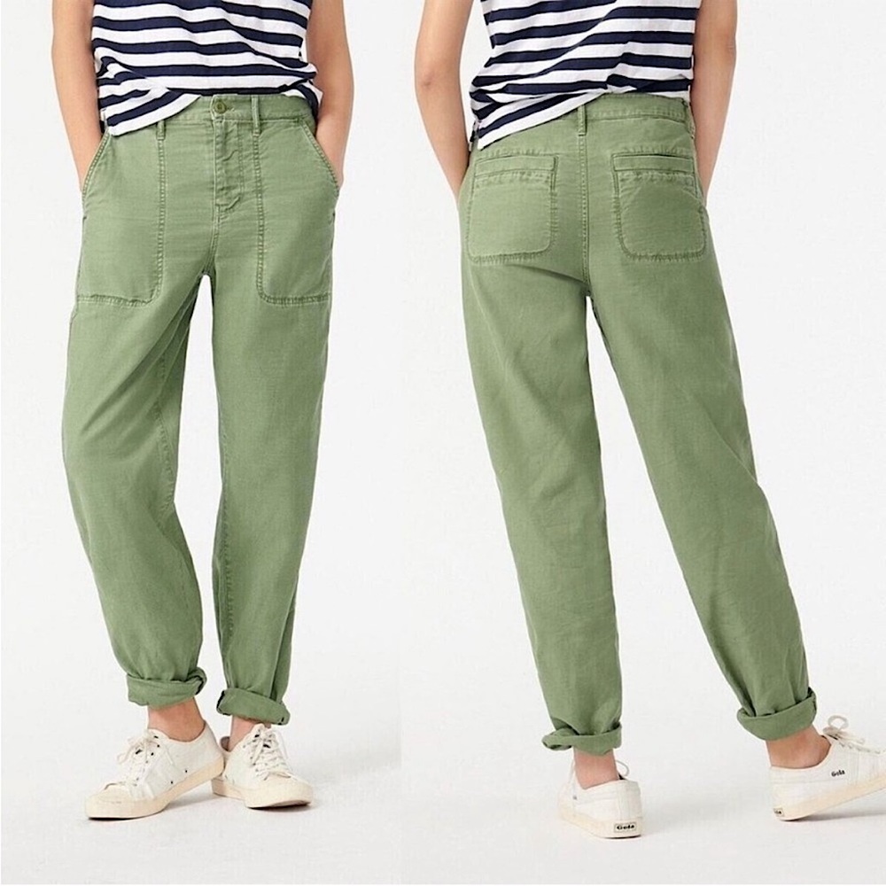 J. Crew Garment-dyed Foundry pant size 00 NWT